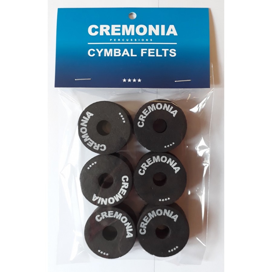 Cremonia CYMFELTS Siyah 6lı Zil Keçesi