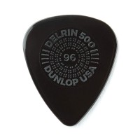 Jim Dunlop Prime Grip Delrin 500 Picks 1 Adet - Siyah 0.96 mm