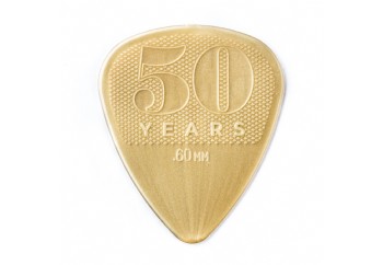 Jim Dunlop 50th Anniversary Gold Nylon Pick 0.60 mm - Pena