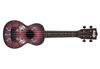 Kala KA-SU-SKULLS Sugar Skulls Soprano Ukulele - Soprano Ukulele