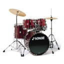 Sonor Force 507 Studio Drum Set Wine Red - Şarap Kırmızı