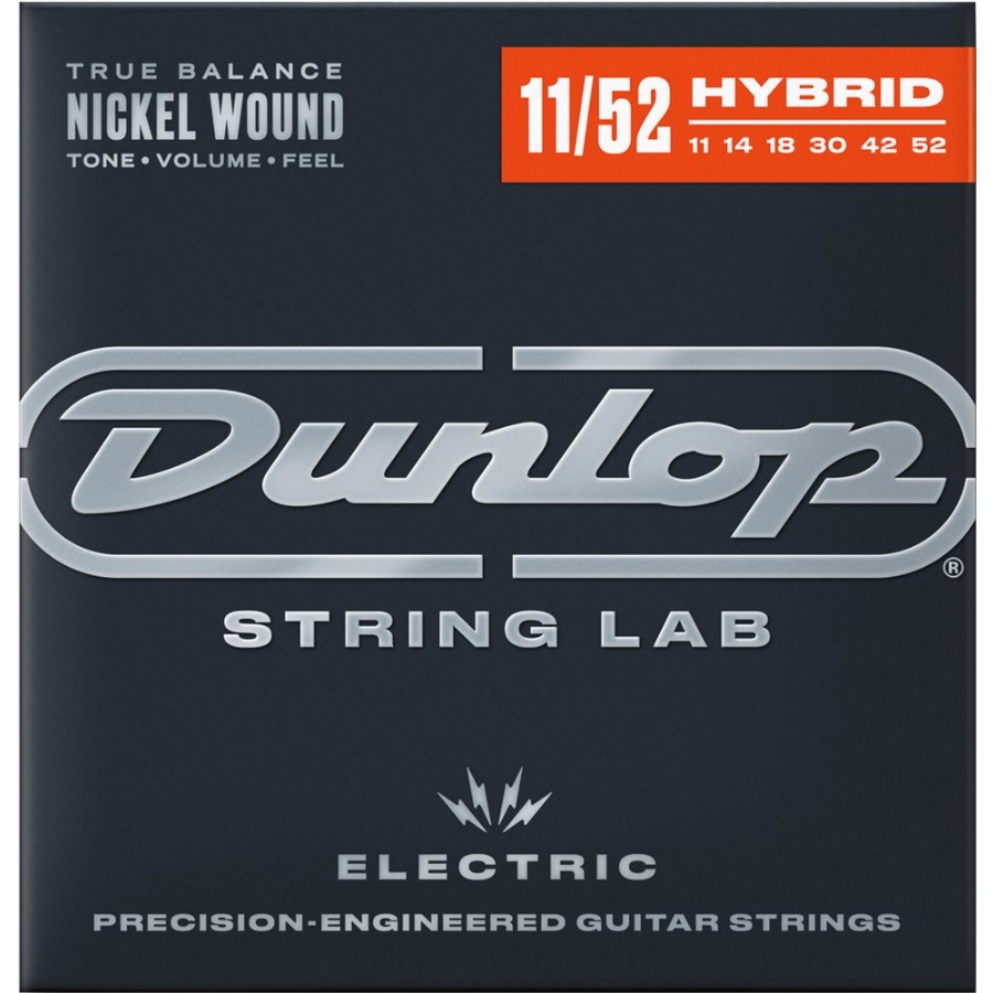 Jim Dunlop DEN1152 Nickel Wound Electric Guitar Strings Elektro Gitar Teli 11-52