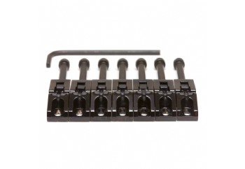 Graphtech PG-0080-B7 : String Saver Floyd Rose Style Saddle - Black 7 String - 7 Telli Floyd Rose Eşik