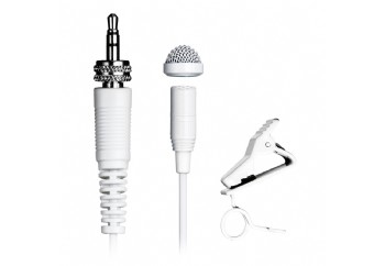 Tascam TM-10L Lavalier Microphone With Screw-Lock Connector White - Condenser Yaka Mikrofonu