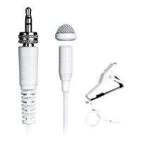 Tascam TM-10L Lavalier Microphone With Screw-Lock Connector White