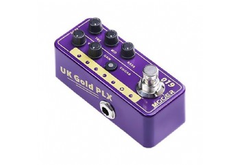 Mooer M019 Micro PreAMP UK Gold PLX (Marshall P Tip) - Preamp Pedal