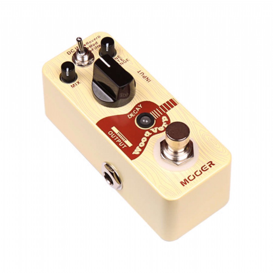 Mooer MRV3 Micro Series WoodVerb Acoustic Guitar Reverb Akustik Gitar Reverb Pedalı