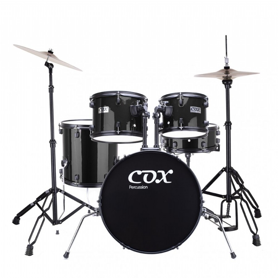 Cox JBJ1049A Black Junior Akustik Davul Seti