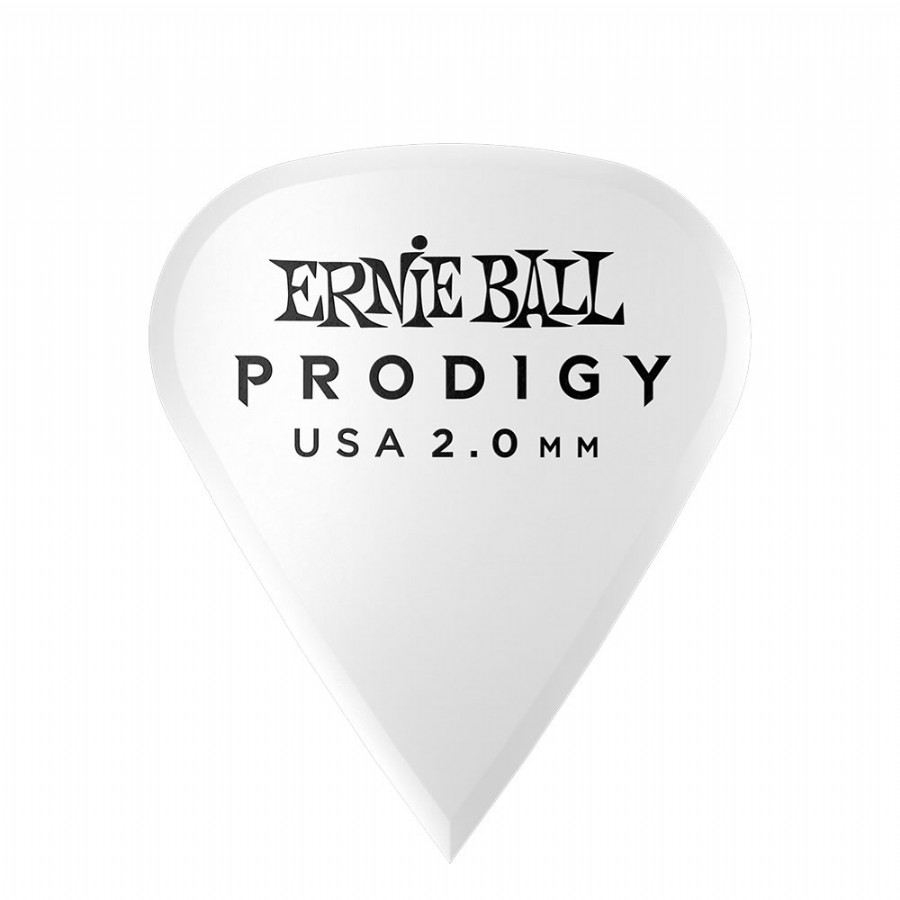 Ernie Ball P09341 / 2.0MM White Sharp Prodigy Pick 1 Adet Pena