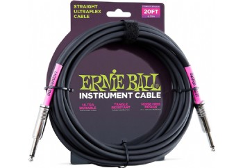Ernie Ball P06046 20' Straight/Straight Instrument Cable - Enstrüman Kablosu (6 mt)