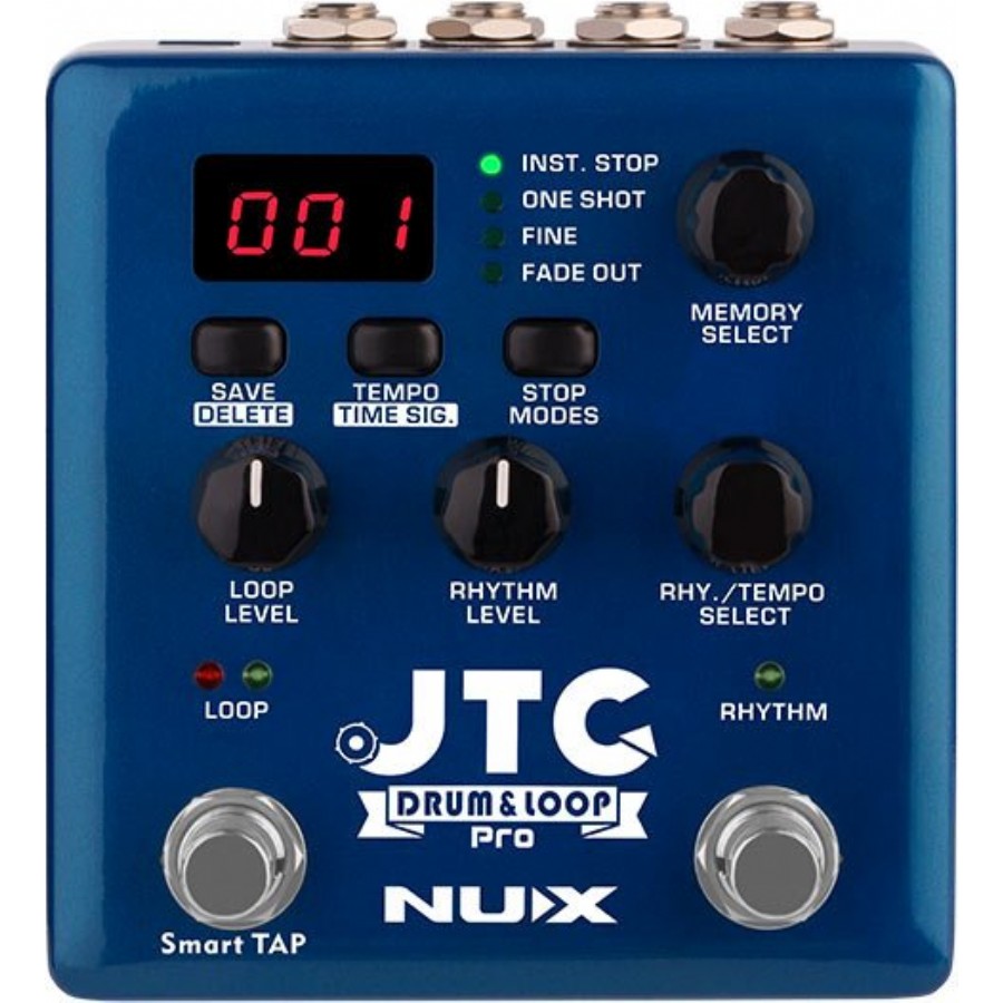 Nux NDL-5 JTC Drum & Loop Pro Dual Switch Looper Loop Pedalı