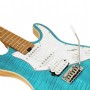 Aria 714-MK2 TQBL (Turquoise Blue) Elektro Gitar