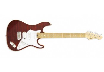 Aria 714-MK2 RBRD (Ruby Red) - Elektro Gitar