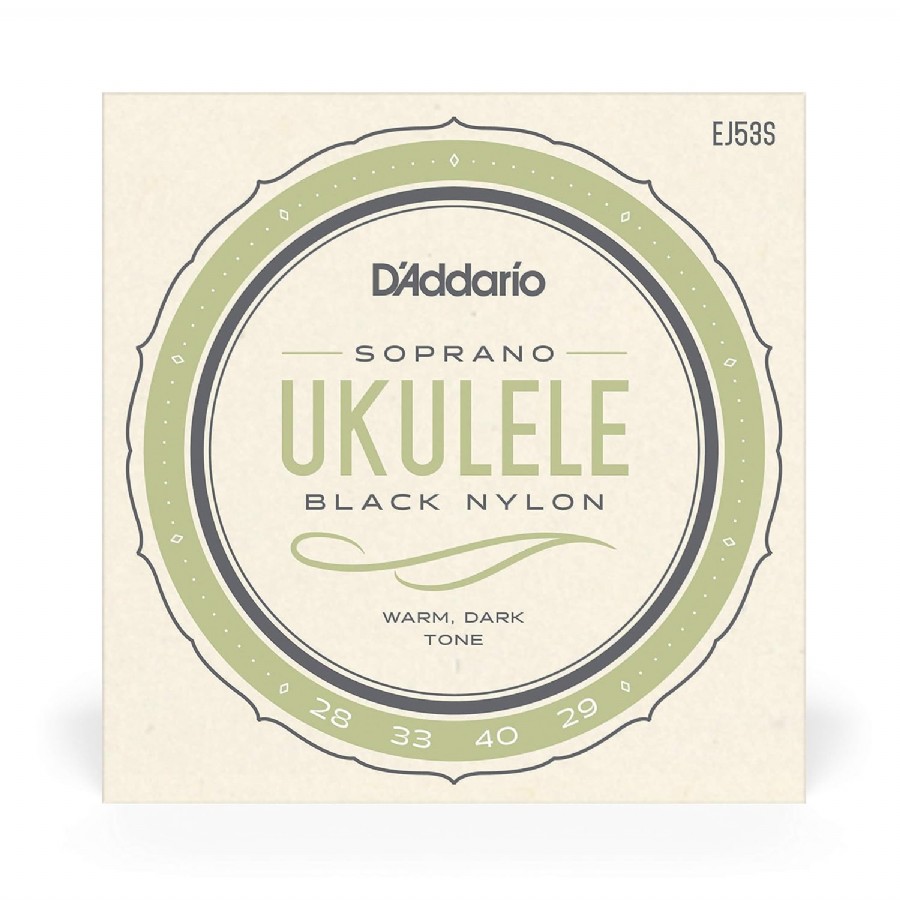 D'Addario EJ53S Soprano Ukulele Set Takım Tel Soprano Ukulele Teli