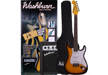 Washburn WS300 PACK Sunburst - Elektro Gitar Seti