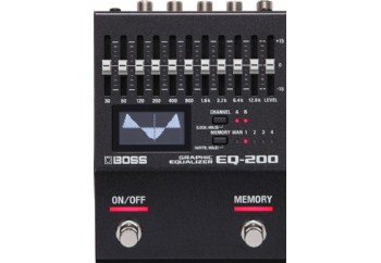 Boss EQ-200 Programmable Stereo Graphic Equalizer - Ekolayzer Pedalı