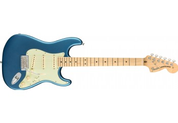 Fender American Performer Stratocaster Satin Lake Placid Blue - Maple - Elektro Gitar
