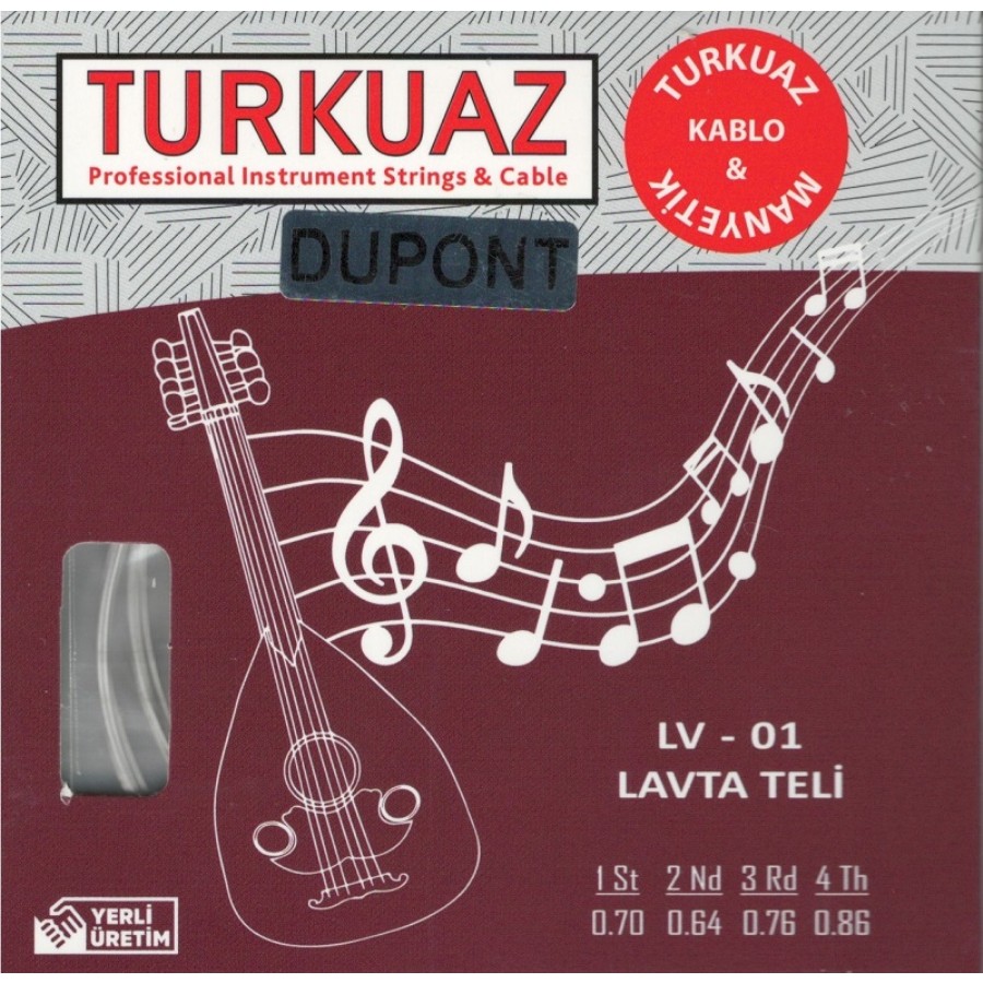 Turkuaz LV-01 Takım Tel Lavta Teli