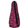 Wagon Case 03 Serisi 03-UKL Hibiskus Pembe Soprano Ukulele Taşıma Çantası