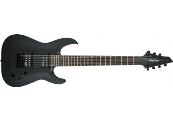 Jackson JS Series Dinky Arch Top JS22-7 DKA HT Satin Black - Amaranth - 7 Telli Elektro Gitar
