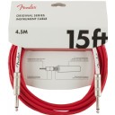 Fender Original Series Instrument Cables 4.5 Metre - Fiesta Red