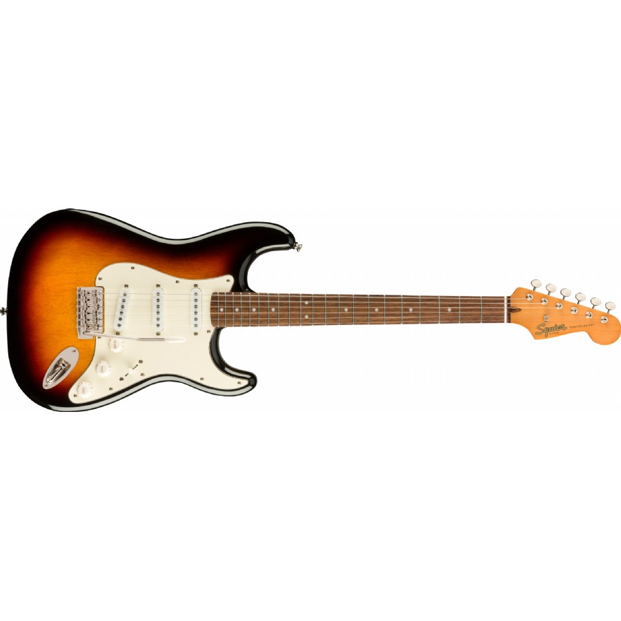 Squier Classic Vibe 60s Stratocaster 3-Color Sunburst - Indian Laurel Elektro Gitar