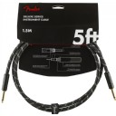 Fender Deluxe Series Instrument Cable Black Tweed - 1.5 metre