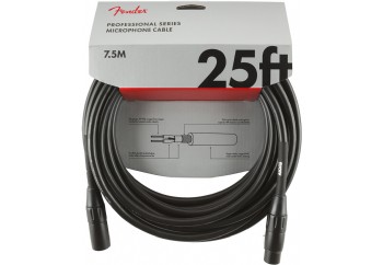 Fender Professional Series Microphone Cable 7.5 metre - Black - Mikrofon Kablosu