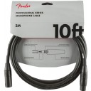 Fender Professional Series Microphone Cable 3 metre - Black