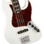 Fender American Ultra Jazz Bass Arctic Pearl - Rosewood Bas Gitar