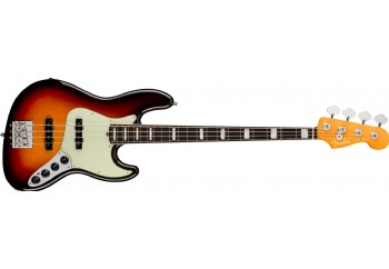 Fender American Ultra Jazz Bass Ultraburst - Rosewood - Bas Gitar