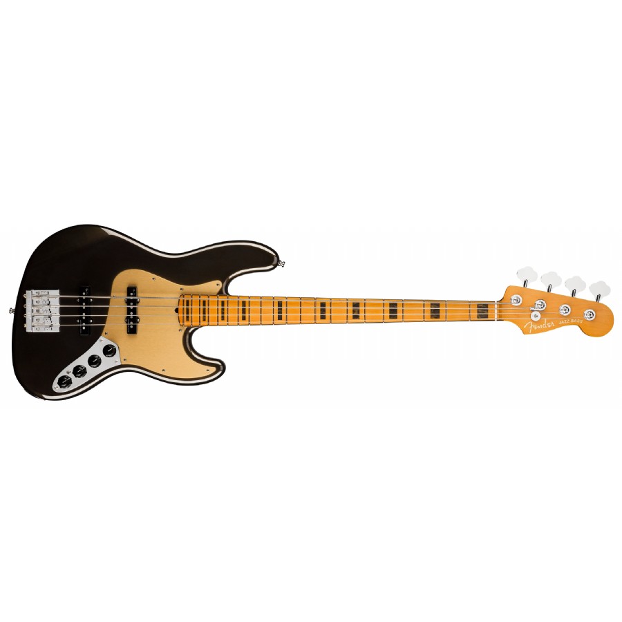 Fender American Ultra Jazz Bass Texas Tea - Maple Bas Gitar