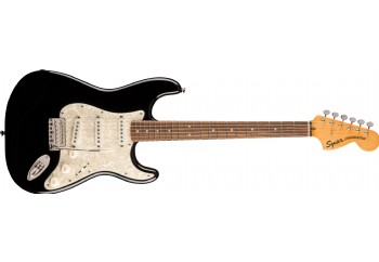 Squier Classic Vibe 70s Stratocaster Black - Indian Laurel -  Elektro Gitar