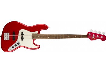 Squier Contemporary Jazz Bass Dark Metallic Red - Indian Laurel - Bas Gitar