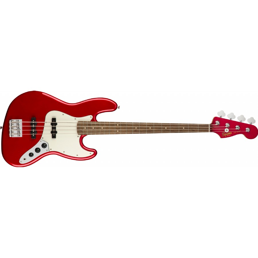 Squier Contemporary Jazz Bass Dark Metallic Red - Indian Laurel Bas Gitar