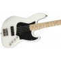 Squier Contemporary Active Jazz Bass HH Flat White - Maple Bas Gitar