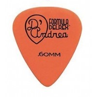 Dandrea TPD351 Formula Delrex Picks Orange - 0.60mm