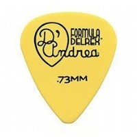 Dandrea TPD351 Formula Delrex Picks Yellow - 0.73mm