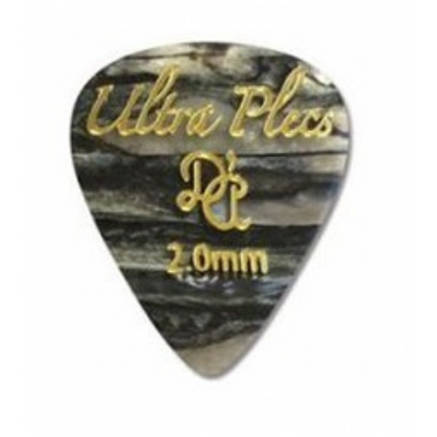 Dandrea UP35115 Ultra Plecs Picks Black Oyster - 2.0mm Pena