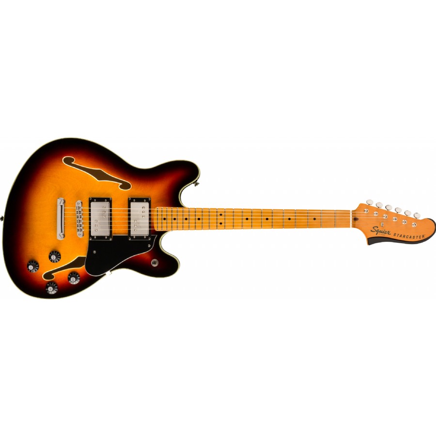 Squier Classic Vibe Starcaster 3-Color Sunburst - Maple Elektro Gitar