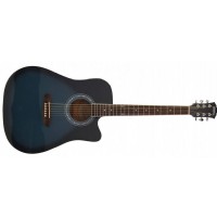 Washburn WA90CE Blue Burst