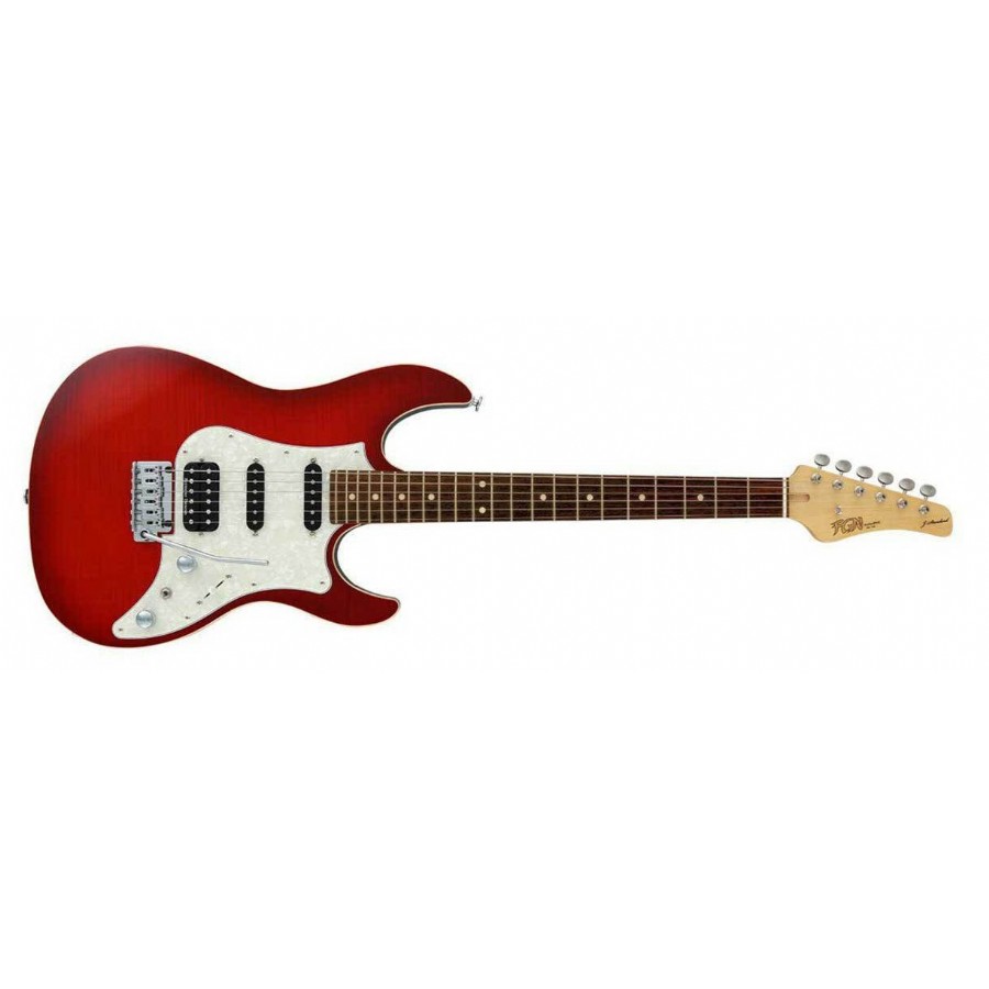 Fujigen Odyssey JOS-FM-G TRT – Trans Red Burst Elektro Gitar