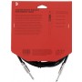 DAddario PW-BG-10BK Custom Series Braided Instrument Cable Enstrüman Kablosu (3 m)