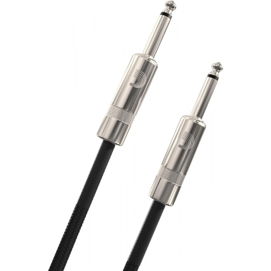 DAddario PW-BG-10BK Custom Series Braided Instrument Cable Enstrüman Kablosu (3 m)