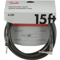 Fender Professional Series Instrument Cable 4.5 metre (Düz-Açılı)