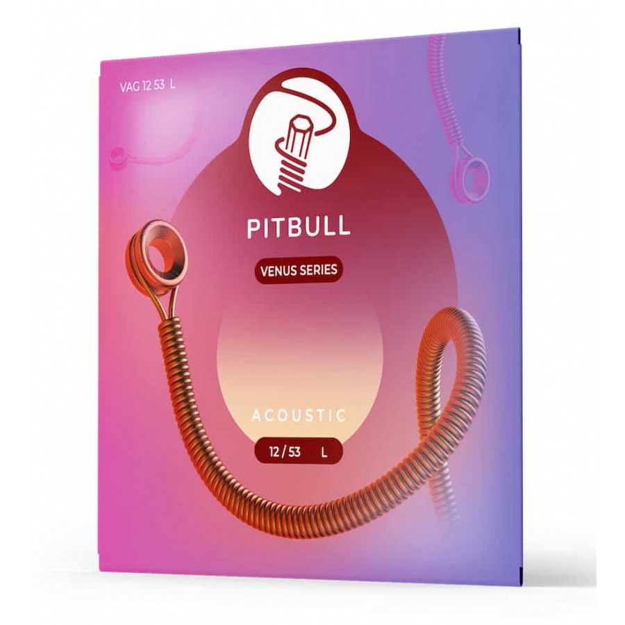 Pitbull Venus Series VAG 12-53 L Takım Tel Akustik Gitar Teli 12-53