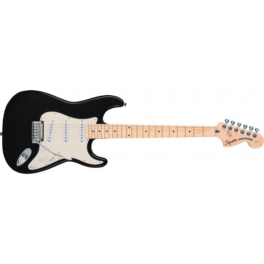 Squier Standard Stratocaster Black Metallic Maple Elektro Gitar