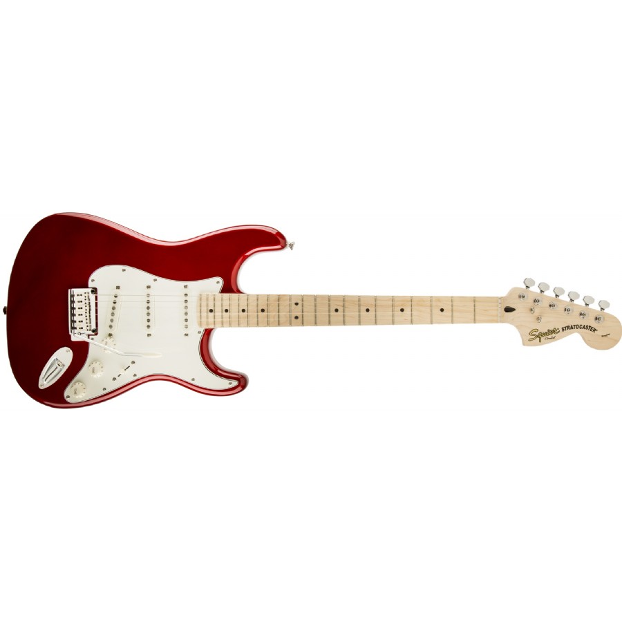 Squier Standard Stratocaster Candy Apple Red Maple Elektro Gitar