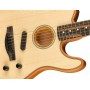 Fender American Acoustasonic Telecaster Sunburst - Ebony Elektro Akustik Gitar