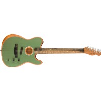 Fender American Acoustasonic Telecaster Surf Green - Ebony
